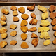 From left: Bell & Evans, Applegate, Tyson, Perdue, Trader Joe’s Nuggets, Trader Joe’s Drummellas. (Earth’s Best was a later add.)